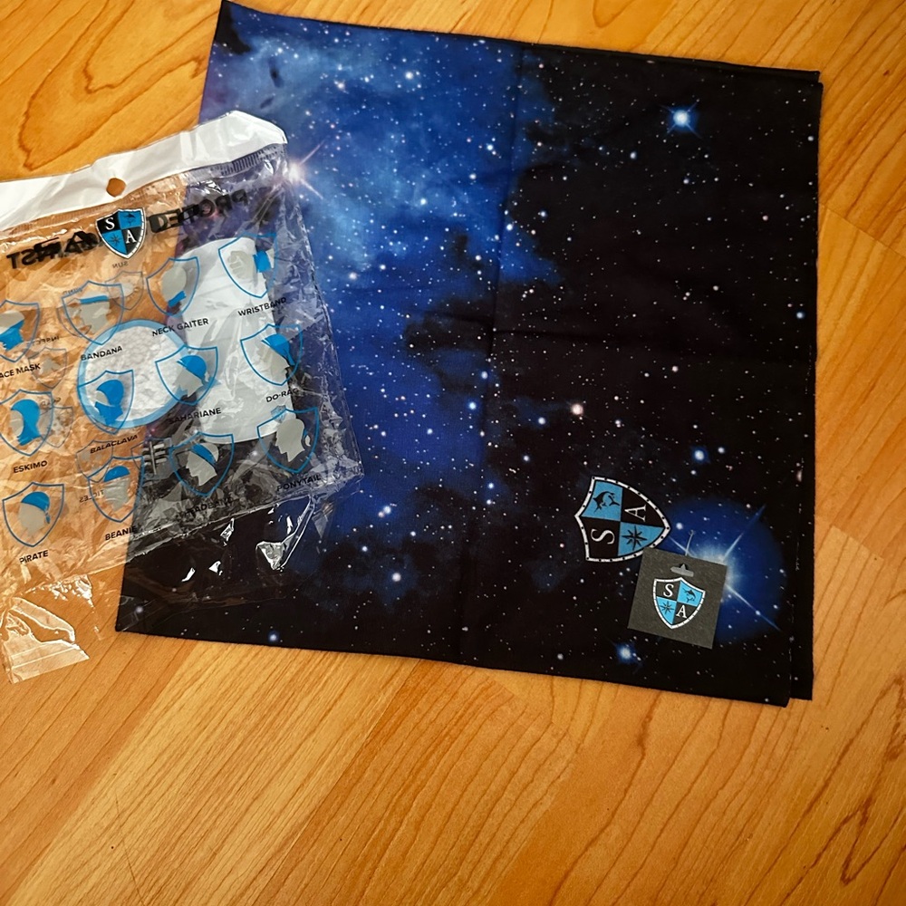 Galaxy Print Bandana